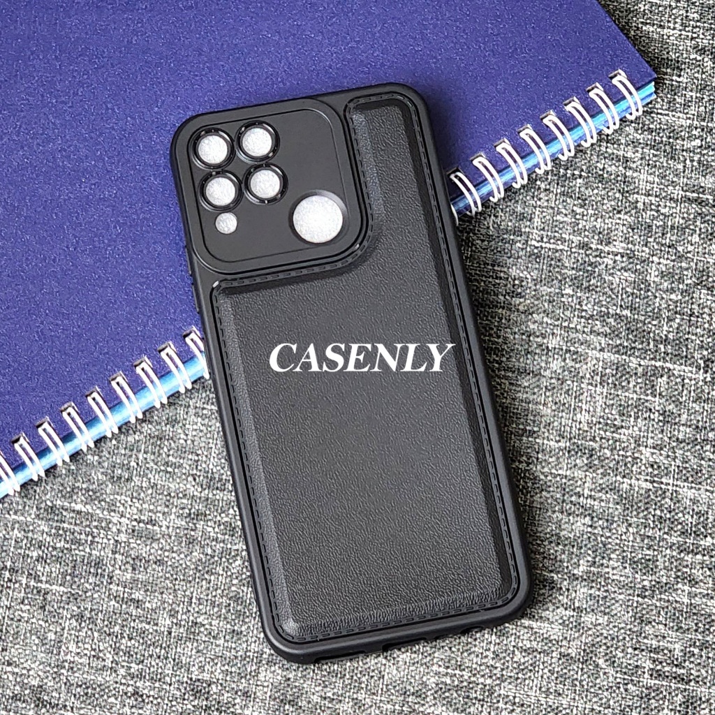 Premium Leather Black Case Realme Narzo 50A Realme Narzo 50A Prime Realme Narzo 50I Realme Narzo 50I