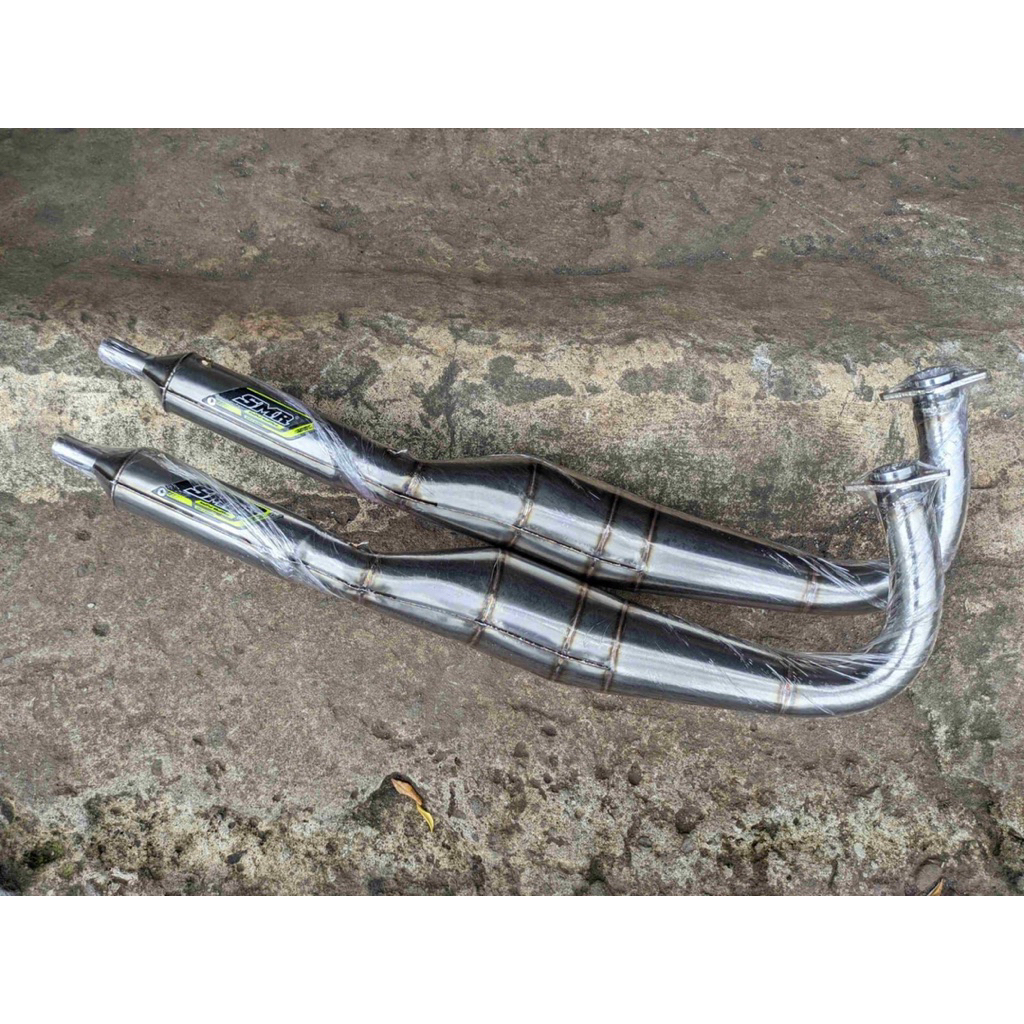 Knalpot RX King SMR 3V3 Full Garapan Stenlis Leher Plepet