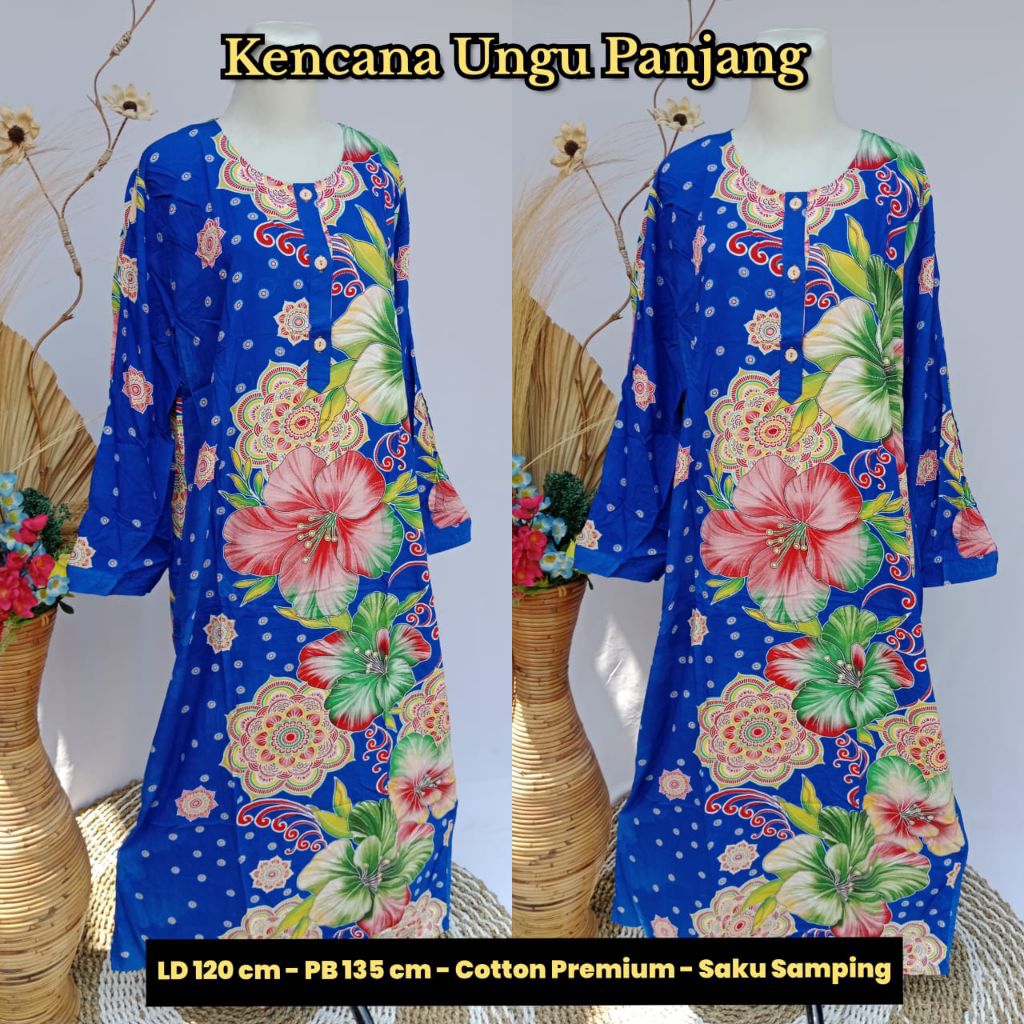DASTER PANJANG KENCANA UNGU LD 120 CM