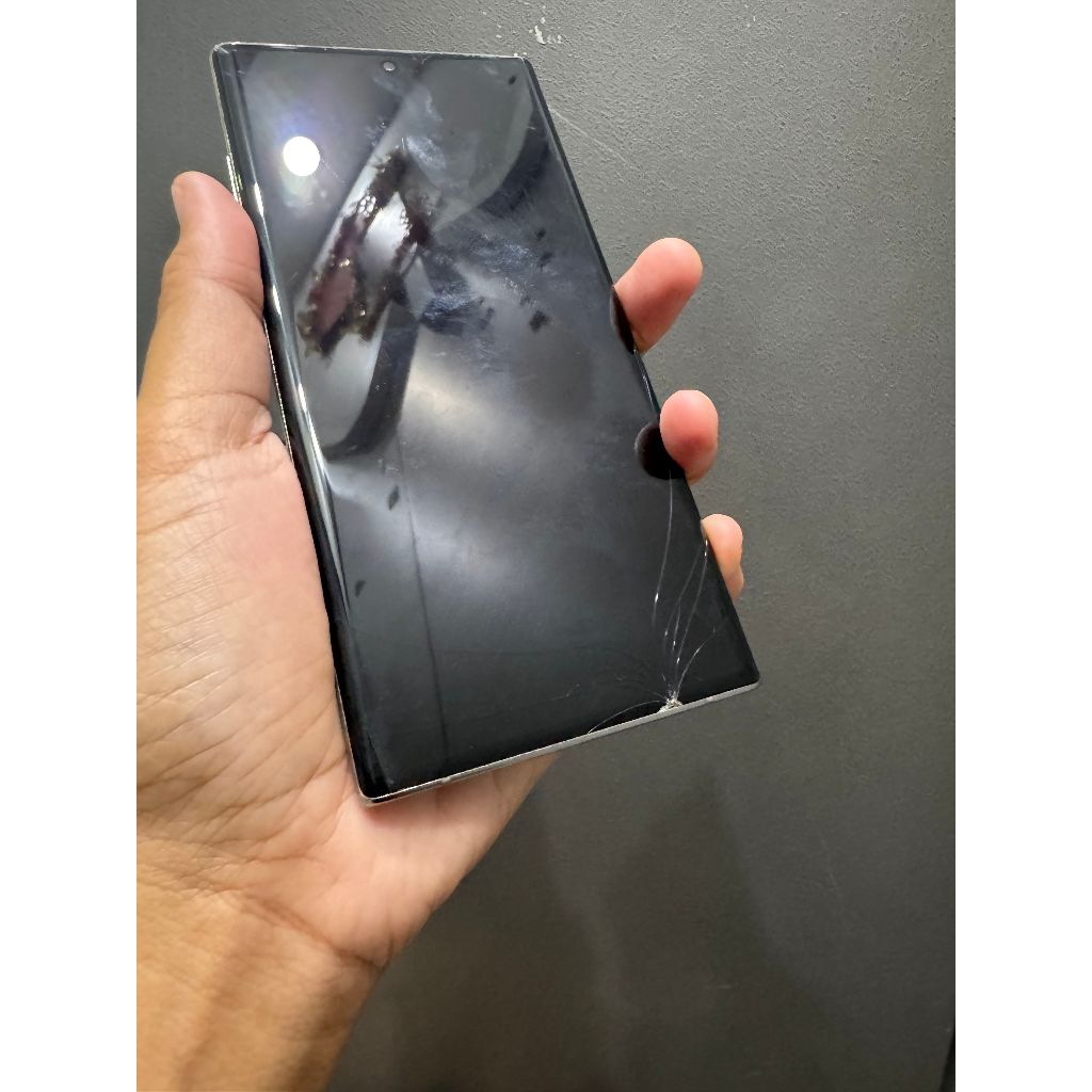 SAMSUNG GALAXY NOTE 10 PLUS 12/256 SECOND RESMI SEIN FULLSET MINUS