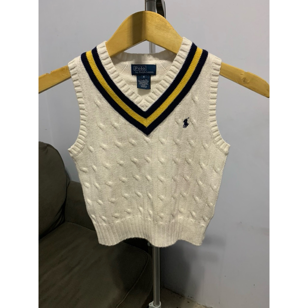 Rompi Rajut Polo Ralph lauren kids 4Y