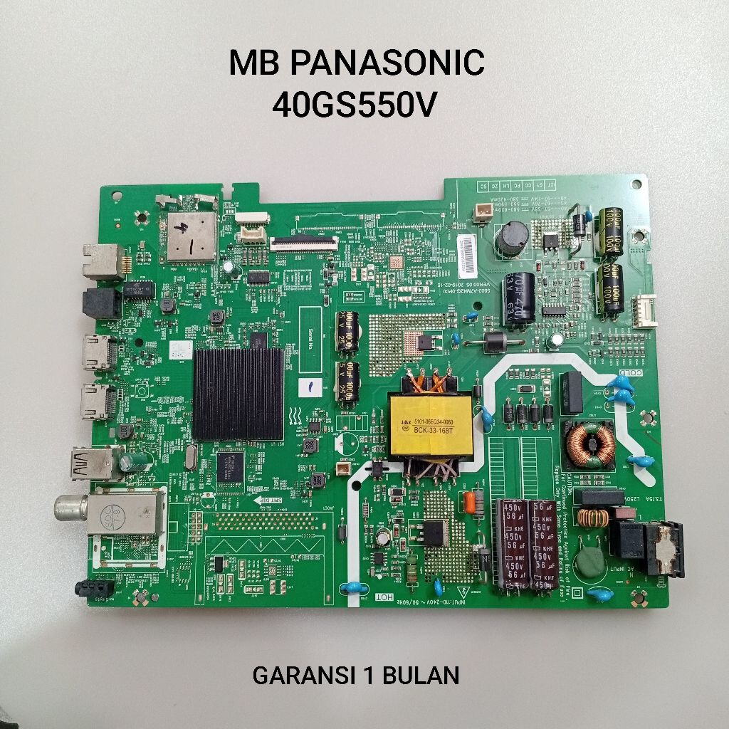 MAINBOARD TV PANASONIC 40GS550V - MB - MOTHERBOARD - MOBO - MODUL - MESIN TV LED PANASONIC