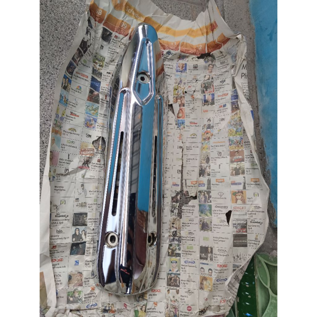 Tutup knalpot yamaha mx new 135 original