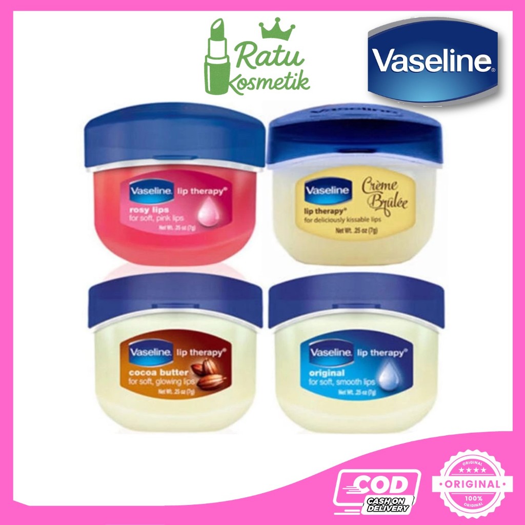 RATU  VASELINE  Vaseline Lip Therapy / Vaselin Lip Therapy / Lip Vaseline 7gr