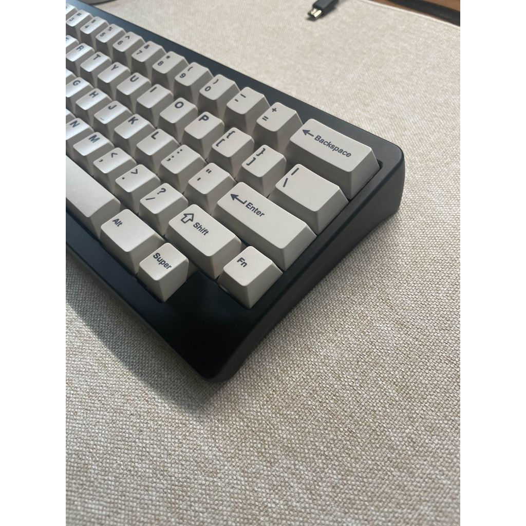 KBDFANS Agar Barebone Anodized Black Aluminium Case