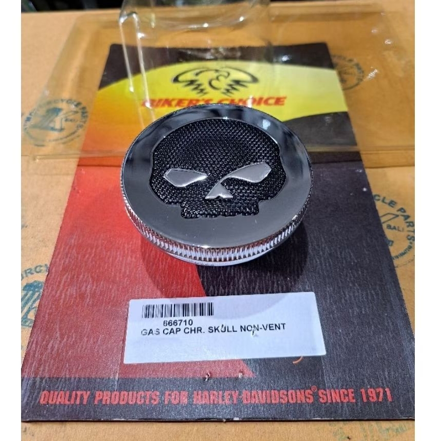 tutup tangki skull harley