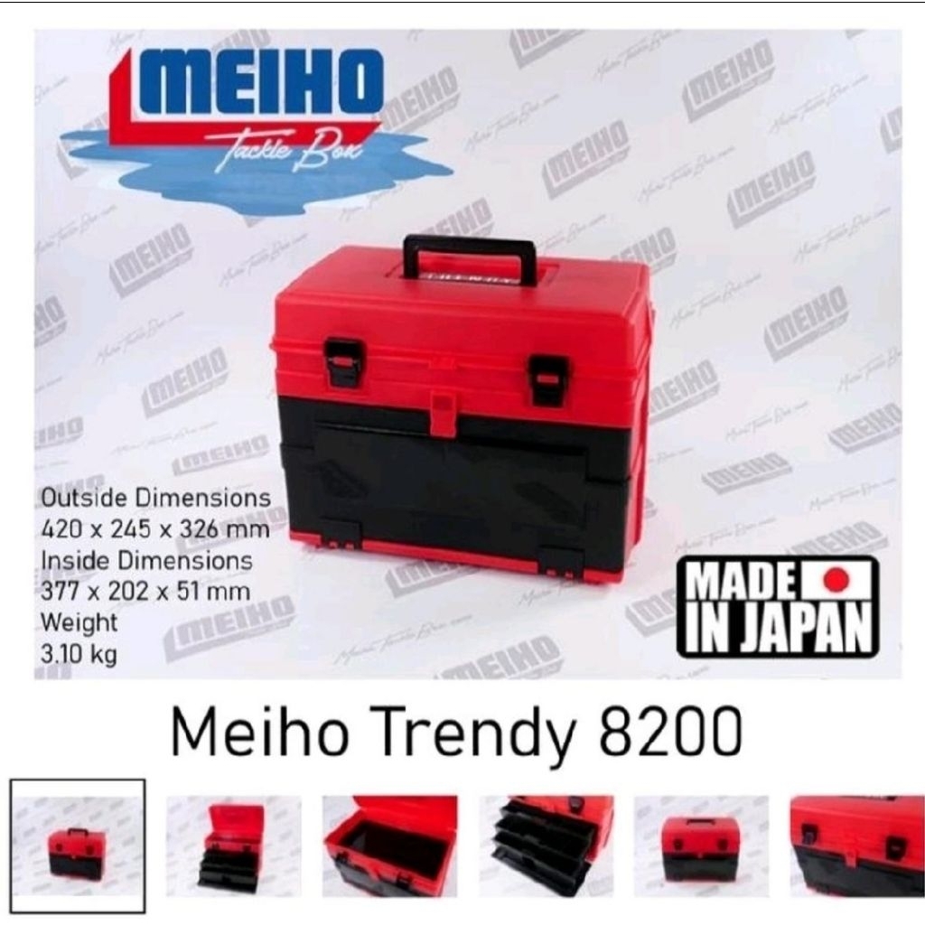 Box Tamiya Meiho Trendy 8200 Made In Japan Original
