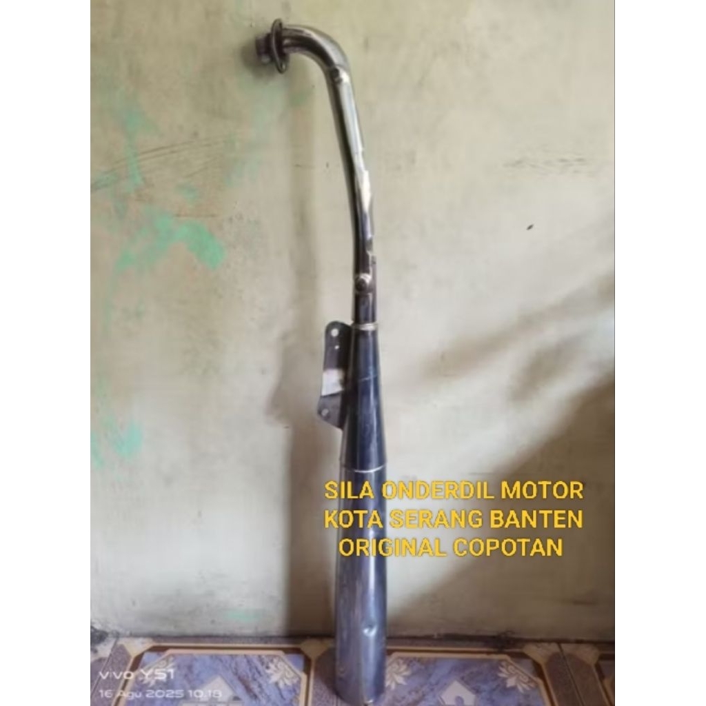 knalpot standar Supra fit lama pnp Supra x lama pnp Supra KTM original copotan