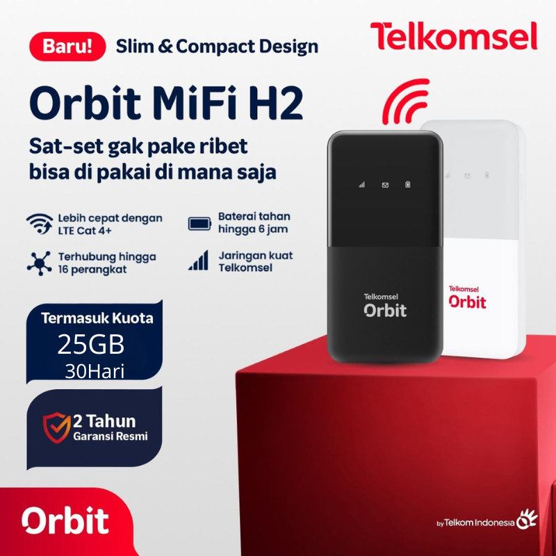 Telkomsel Orbit Huawei E5586 H2 HKM N1 M21 N3 M23 Pro Free 25GB 30Hari unlock Semua Operator