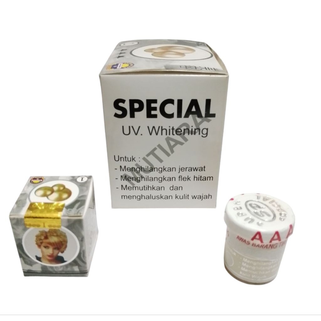 1Box isi 12pcs cream sp mutiara putih AAA