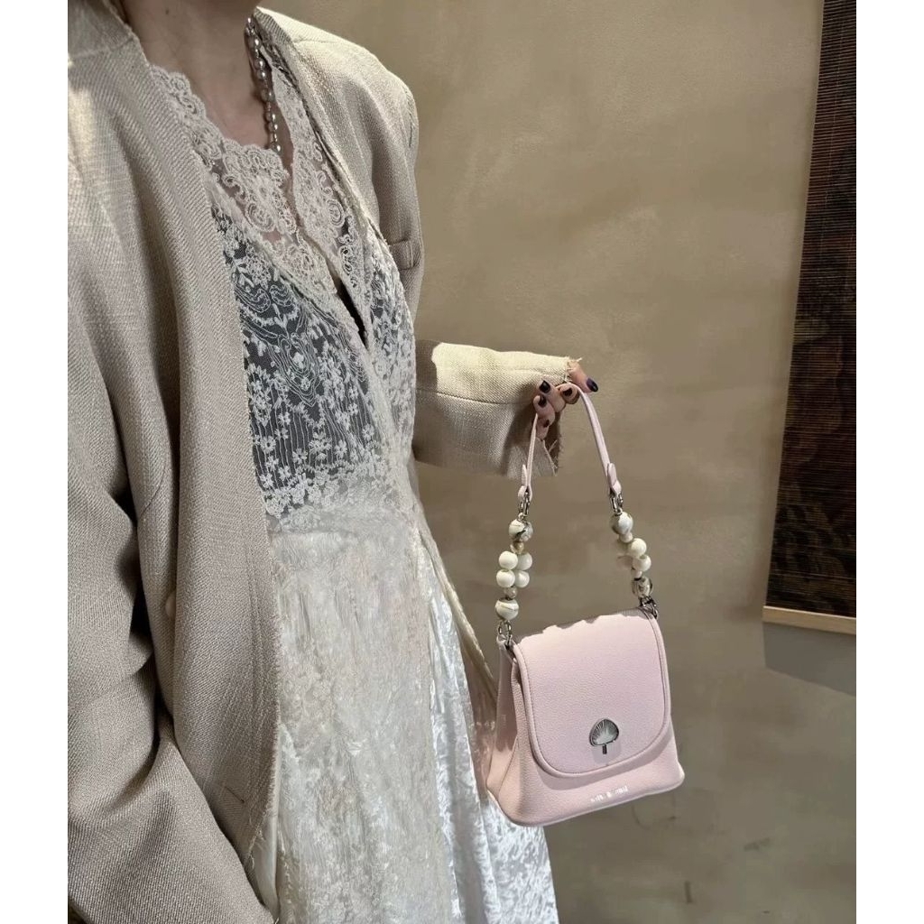 SALEEE NEW Laura Shidai Tas Wanita Pink Mutiara Readystock