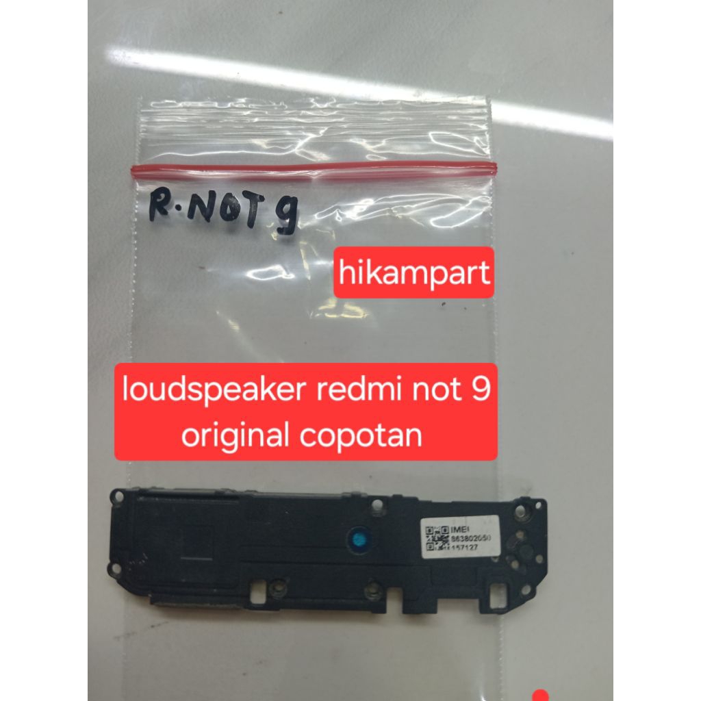 loudspeaker redmi not 9