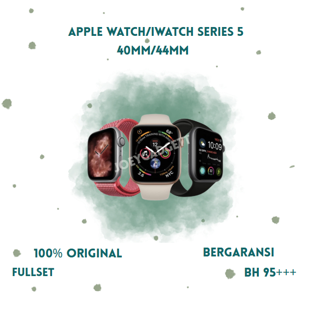 Apple Watch/iWatch Series 5 40MM/44MM S5 Second Fullset 100% Original Bergaransi Ex internasional