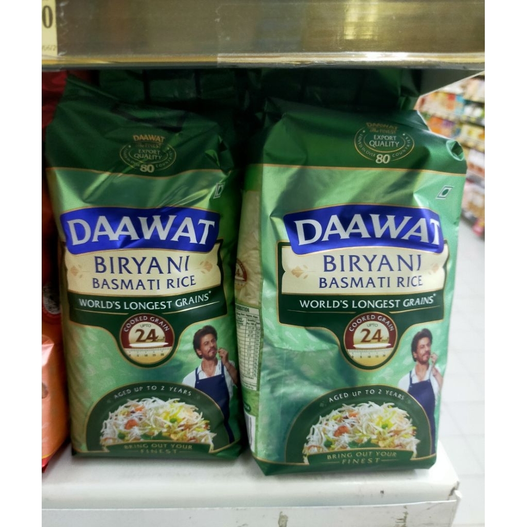 Daawat basmati rice Biryani beras India 1kg