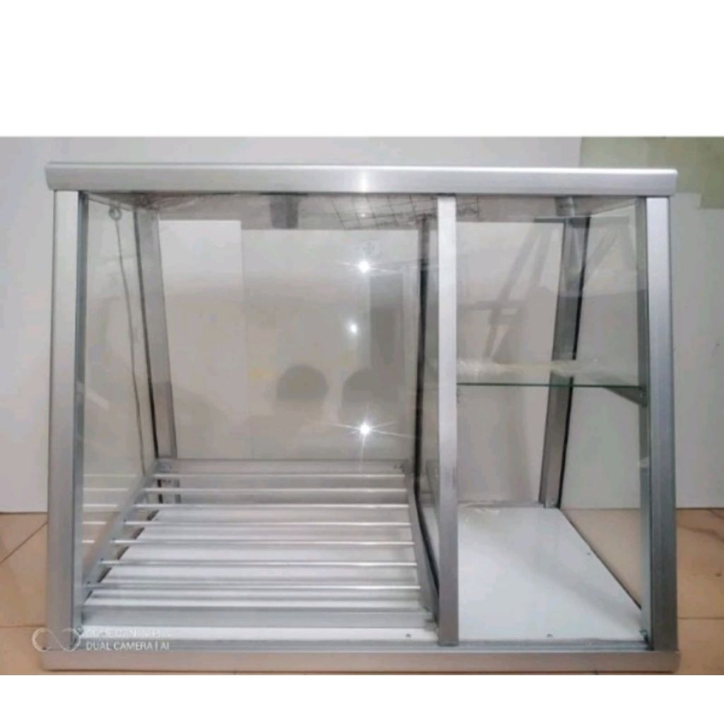 etalase fried chiken sekat