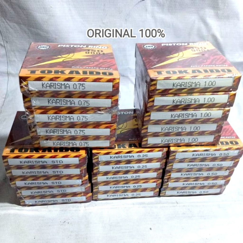 RING SEHER RING PISTON HONDA KARISMA SUPRA X 125 SUPRA 125 KPH OVERSIZE STD 25 50 75 100 TOKAIDO