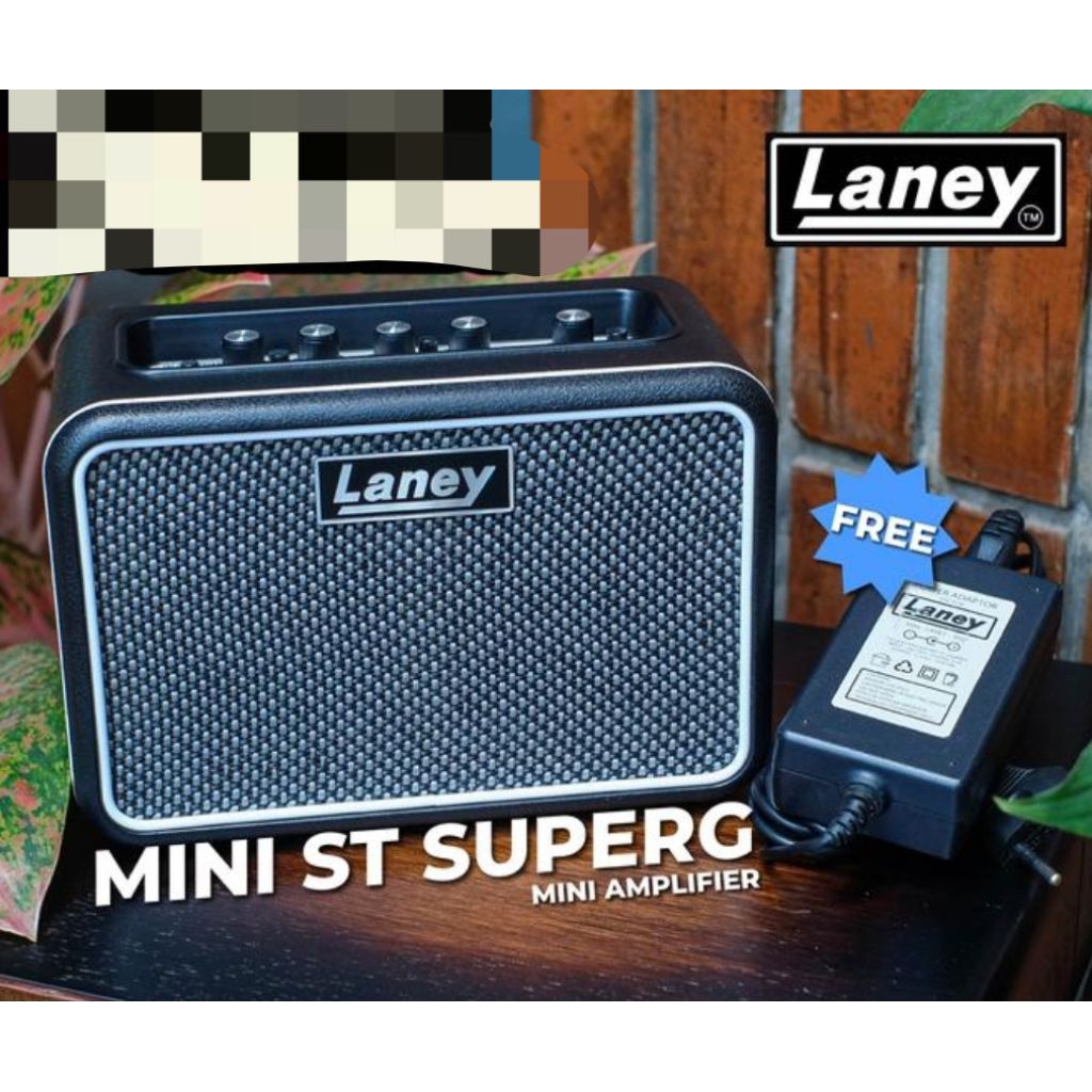 [Ready Stock] LANEY MINI ST SUPERG SUPERGROUP BATTERY POWERED GUITAR - NON BLUETOOTH