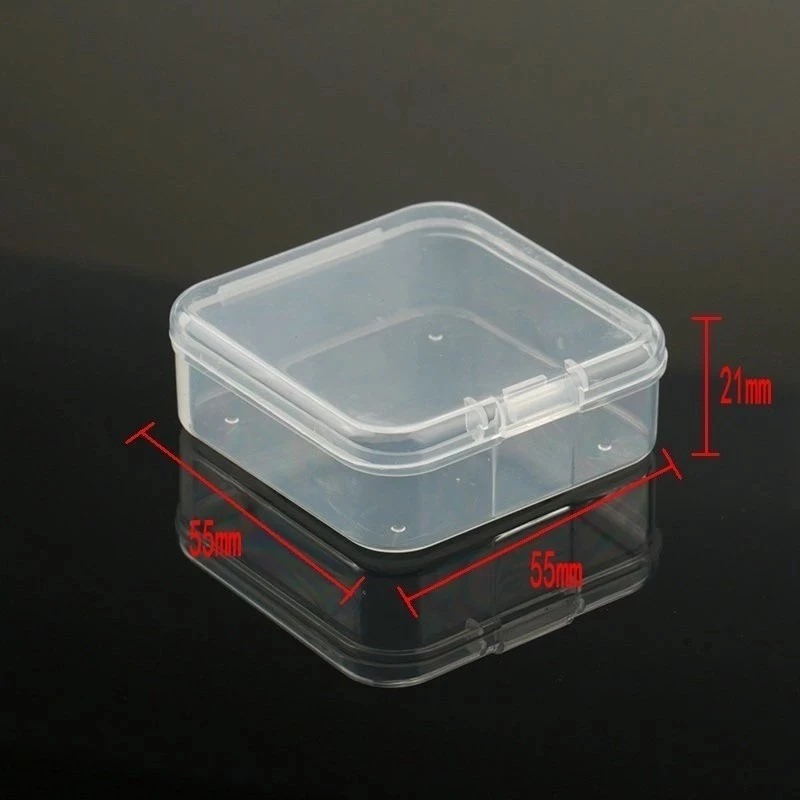 NEW DEALS BOX Wadah Mini Kotak Perhiasan - Tempat Kotak Obat Jewerly Box Wadah Plastik