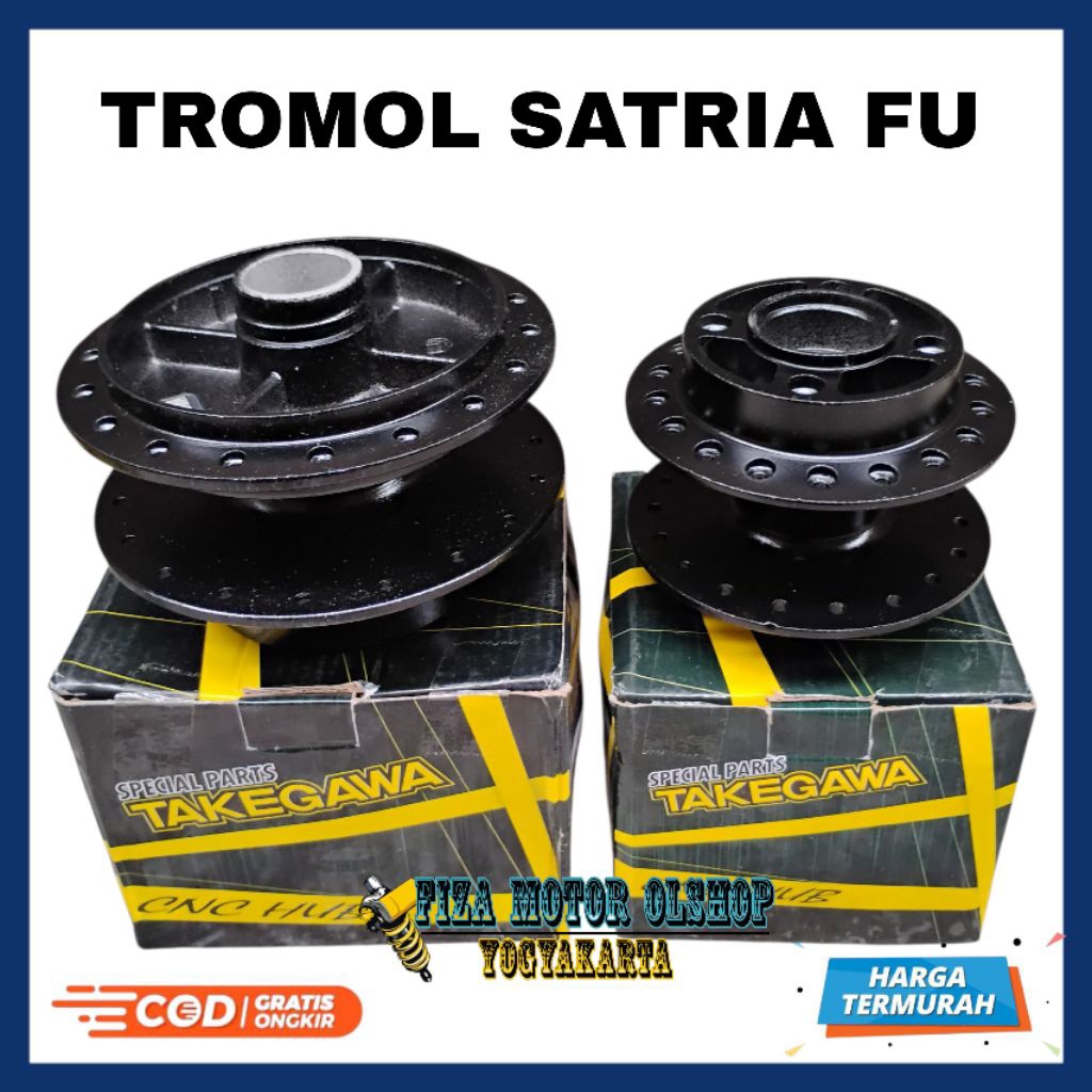 (Original) Tromol Set Depan Belakang Satria FU 150 Takegawa Tromol Takegawa Satria FU