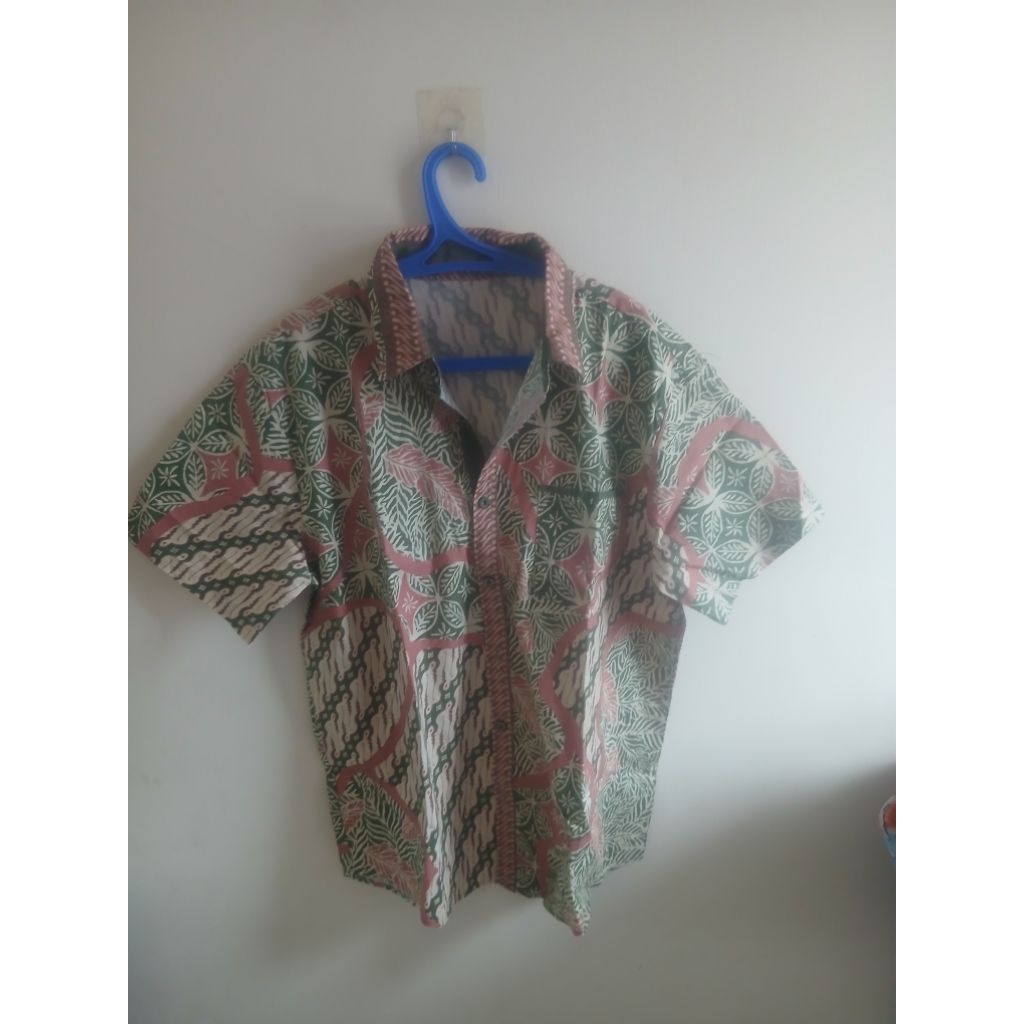 Kemeja batik pria/kemeja katun batik pria/kemeja pria dewasa/batik pria/kemeja lengan pendek pria