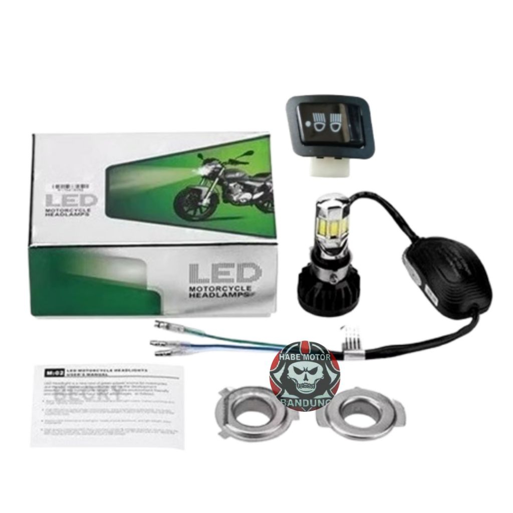 Lampu Led Rtd Lampu Depan Plus Saklar Dim Beat Street Beat Fi Beat Esp Vario Scoopy Spacy Revo Blade