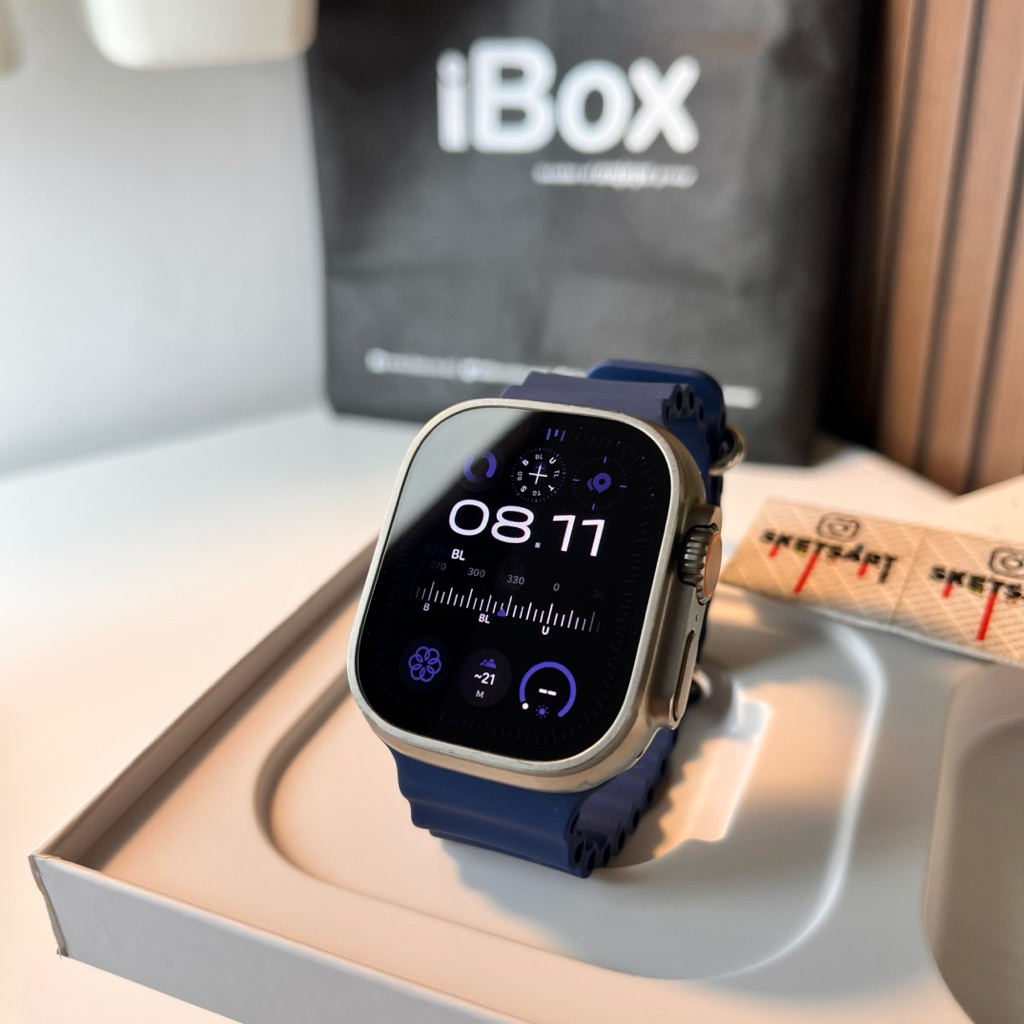Apple Watch Ultra iBox iWatch Ultra Eks Garansi Resmi iBox Battery Health 94%