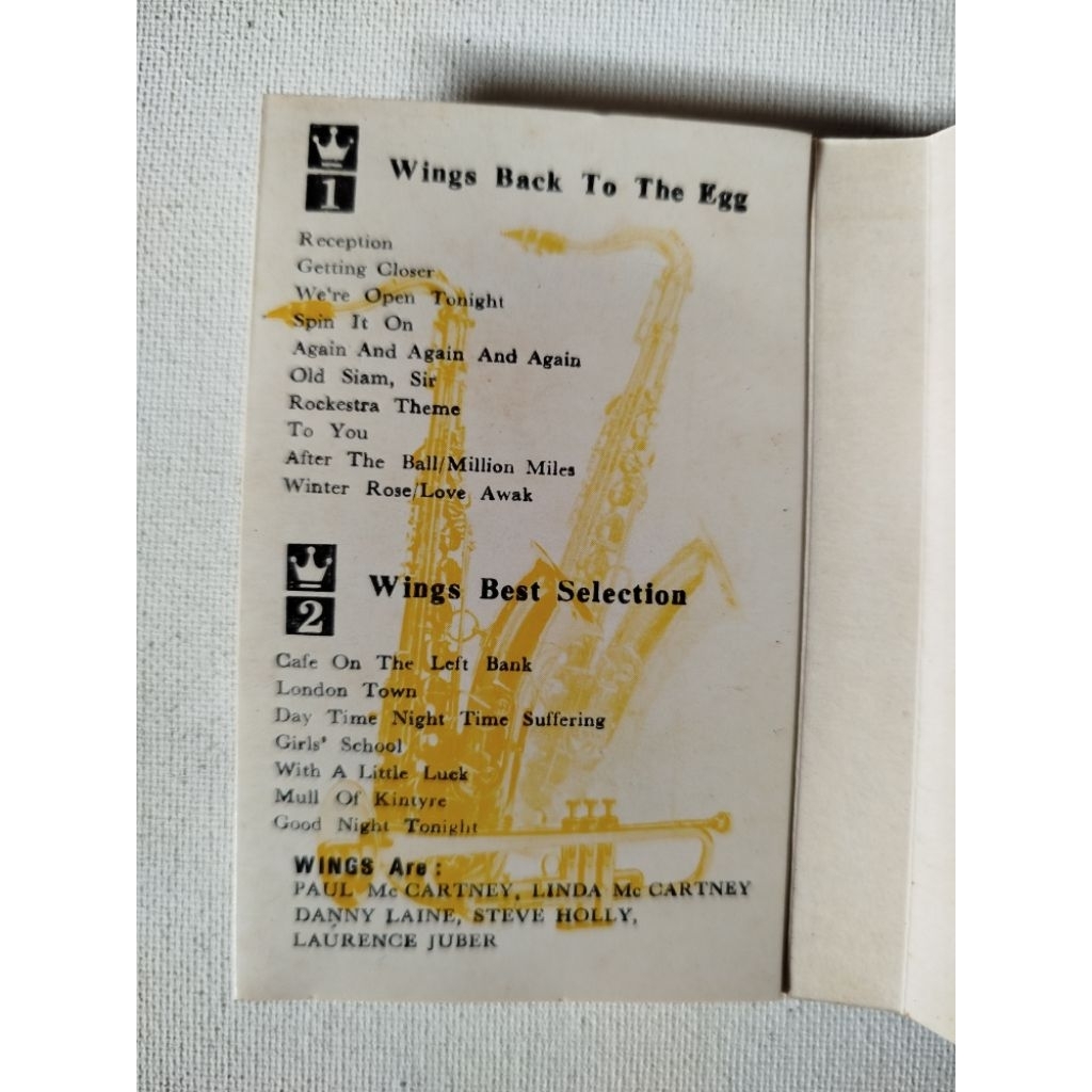 KASET PITA WINGS - BACK TO THE EGG