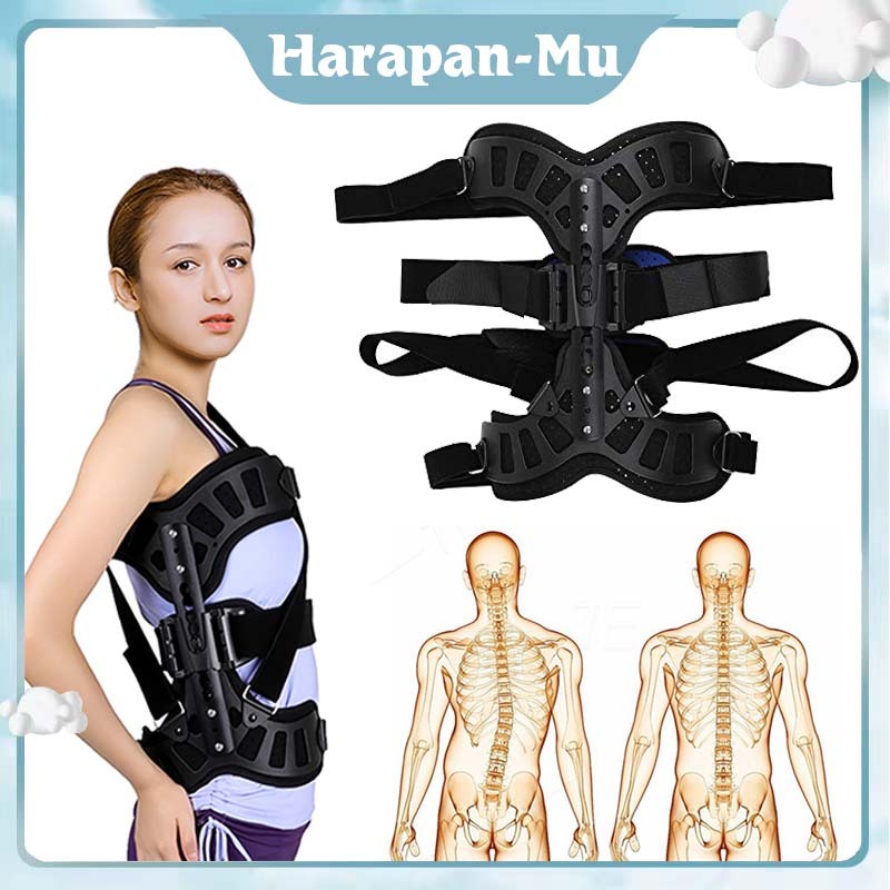 Alat Pelurus Tulang Belakang  / Scoliosis Brace Koreksi C / Pelurus Tulang Belakang Adjustable Anak 