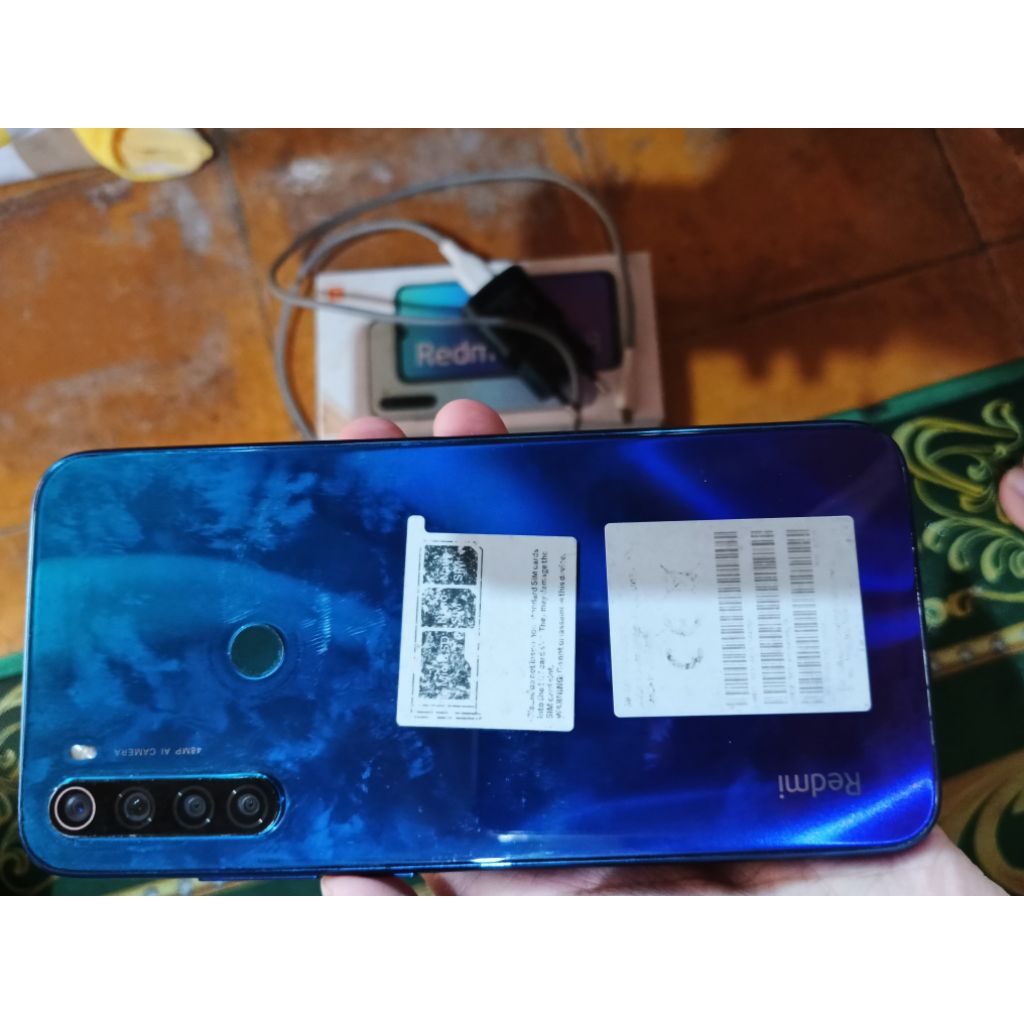 Redmi note 8 4/64 Biru Bekas