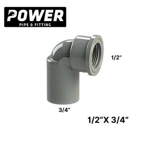 POWER KNEE - ELBOW FAUCET AW - 1/2 X 3/4 INCH - KNEE AW 1/2" X 3/4"
