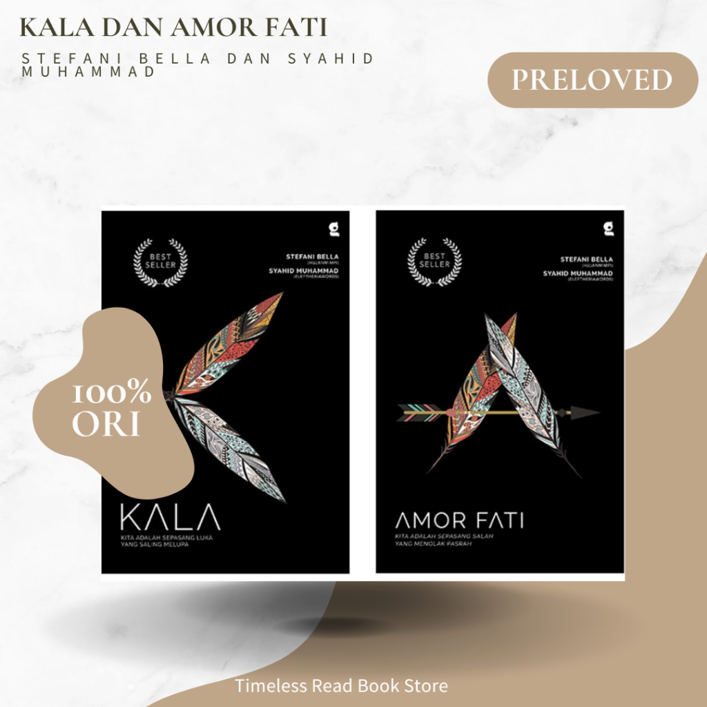 Jual Buku Kala dan Amor Fati Karya Stefani Bella dan Syahid Muhammad Preloved Original