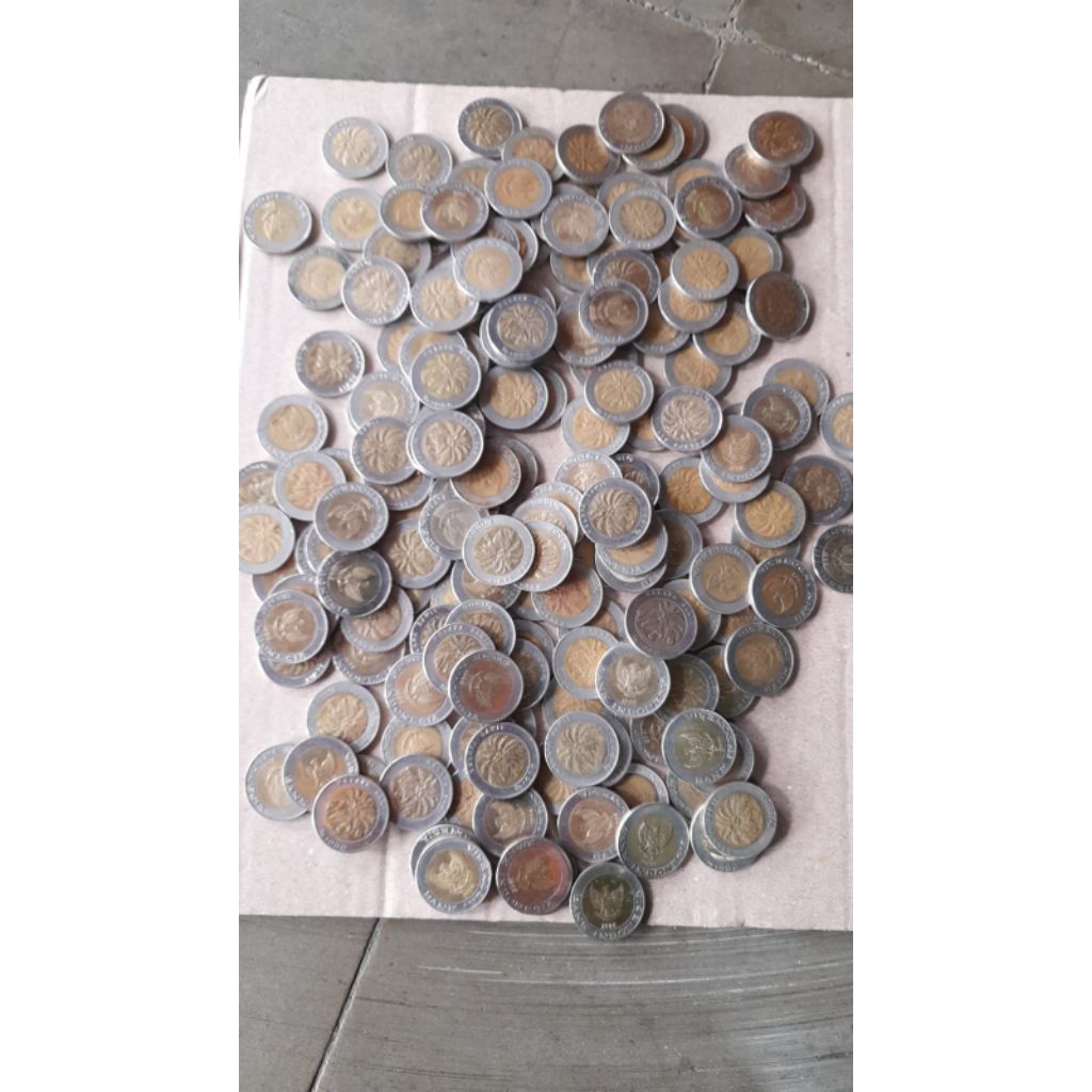 Uang kuno Asli indonesia 1000 kelapa sawit original