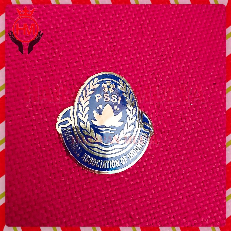 Pin Bros PSSI Logam Lencana Pin Logo PSSI Magnet - Harapan Mulya