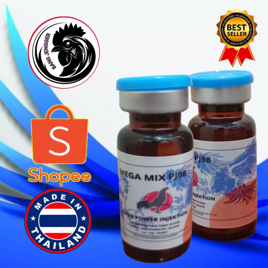MEGA MIX PJ98 Doping Ayam Aduan Taji Pisau Thailand super power Full Ganas