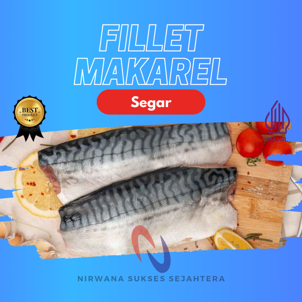 FILLET IKAN MAKAREL, SALEM, SABA SEGAR / BONELESS MACKEREL FISH