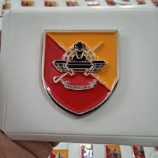 Emblem Baret Kavaleri/ Pin Brevet Kavaleri Hitam Premium / Emblem Kavaleri