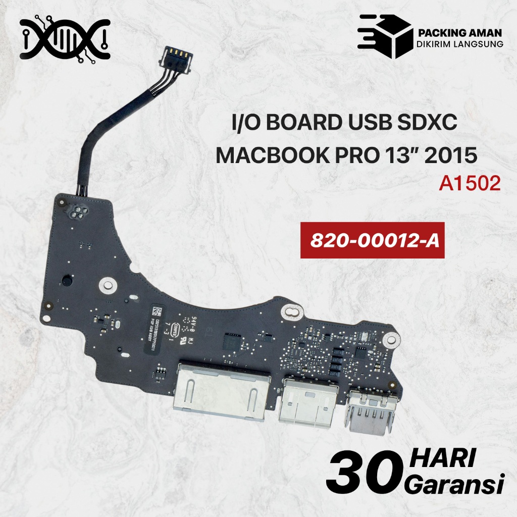 I/O Board HDMI,SD,USB Connector Macbook Pro Retina 13" A1502 2015