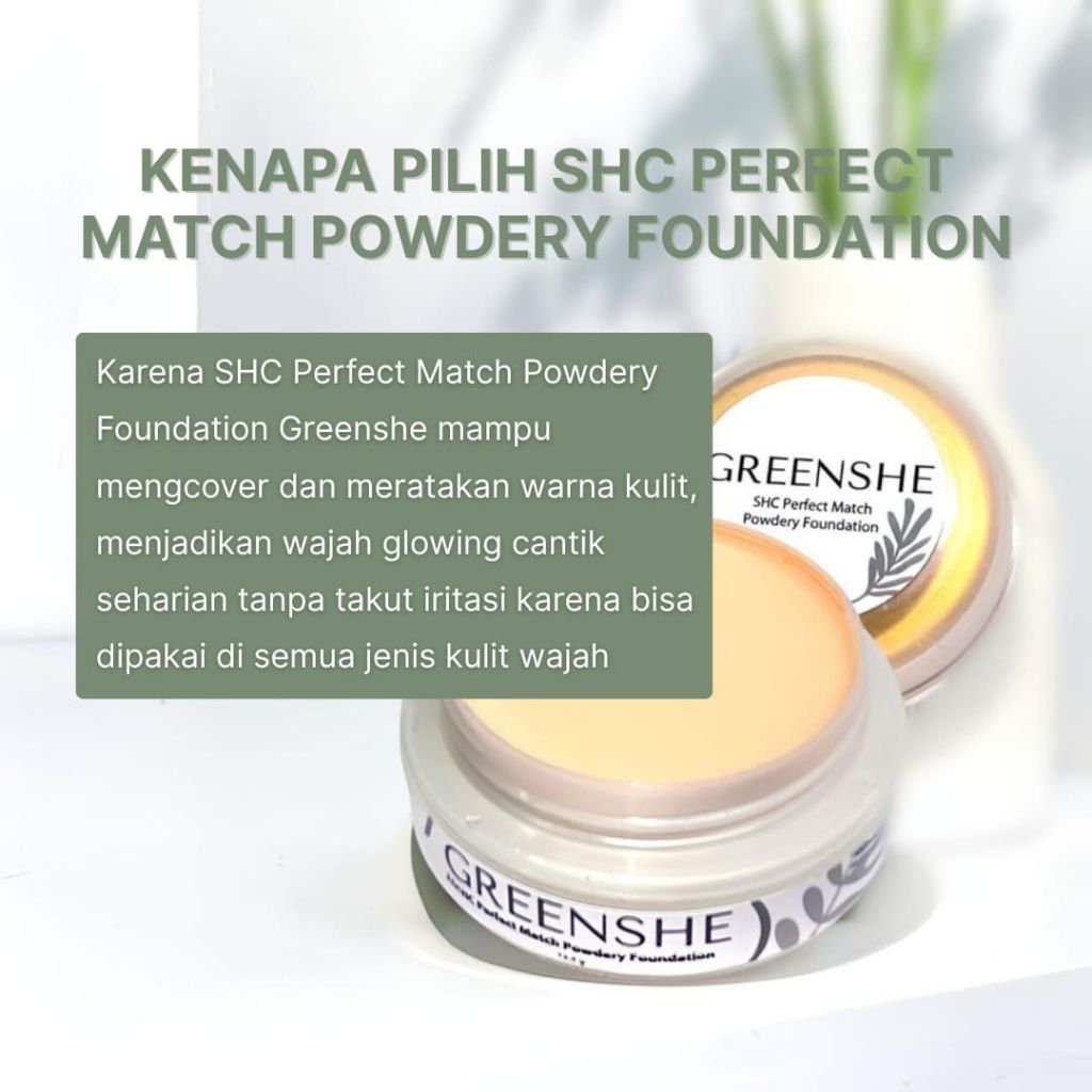Greenshe/ORIGINAL/Alas bedak/foundation