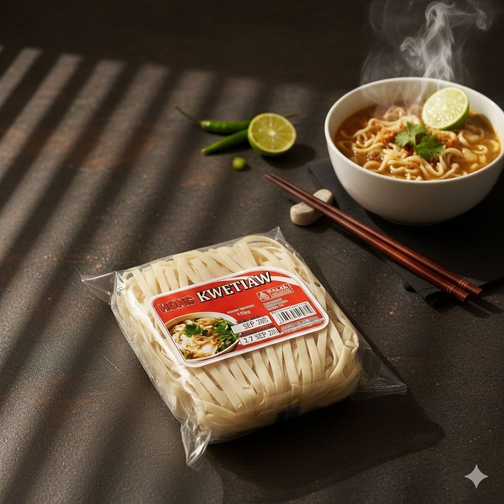HONG Kwetiau Kering Instant / Kwetiau Kering Bening Berat 150gram
