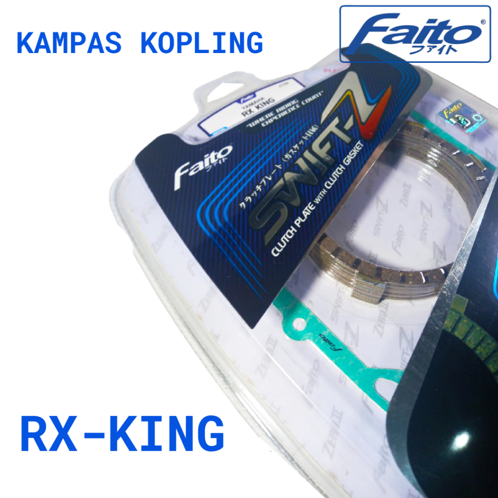KAMPAS KOPLING RX KING FAITO KAMPAS KOPING PLUS PAKING RX KING FAITO