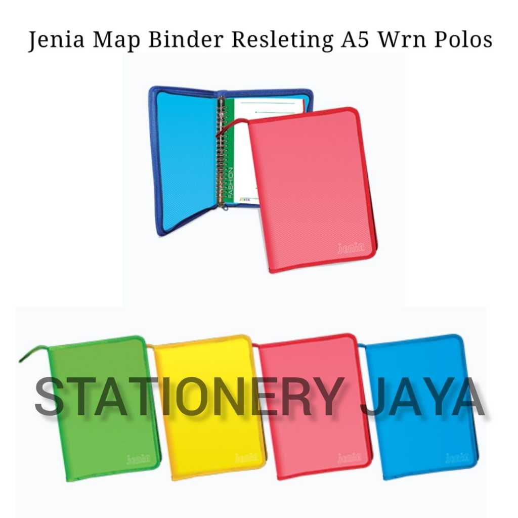 JENIA MAP BINDER RESLETING A5 WRN / Binder A5/ MAP BINDER WARNA RESLETEING