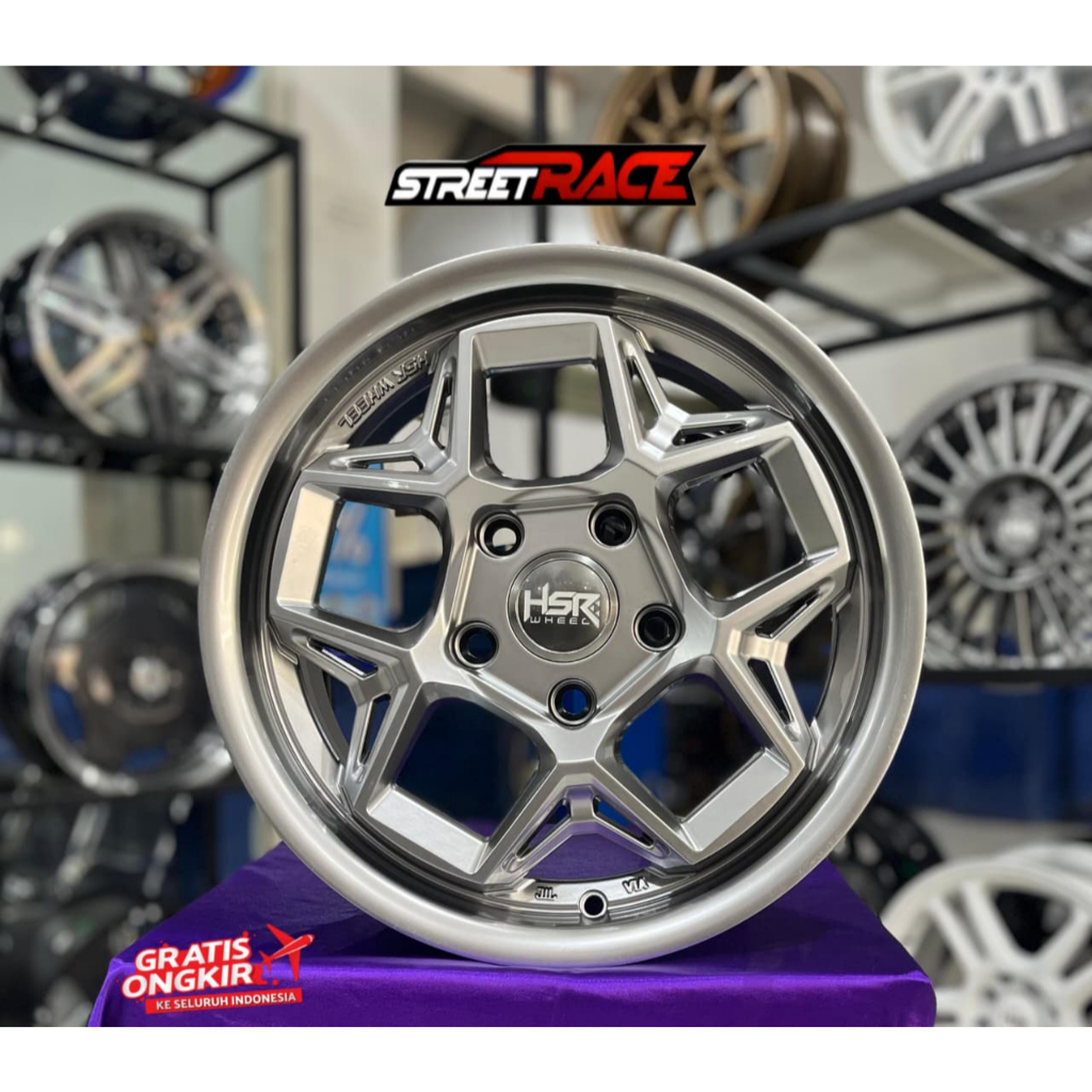 Velg Mobil Racing Hsr Wasile Ring 16 Untuk Grandmax Luxio Ertiga L300 Dll