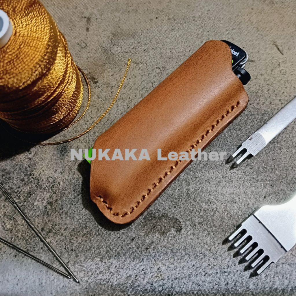 Lighter case sarung korek cricket bahan buttero