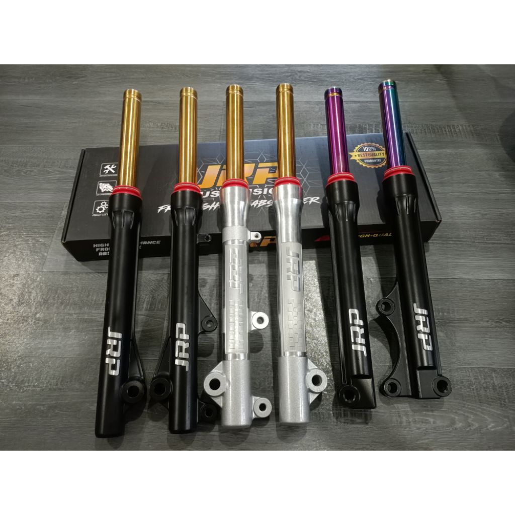 SHOCK DEPAN TABUNG JRP RACING BEAT MIO VARIO SCOOPY MIO SPORTY MIO SOUL BOTTOM SHOCK DEPAN AS RAINBO