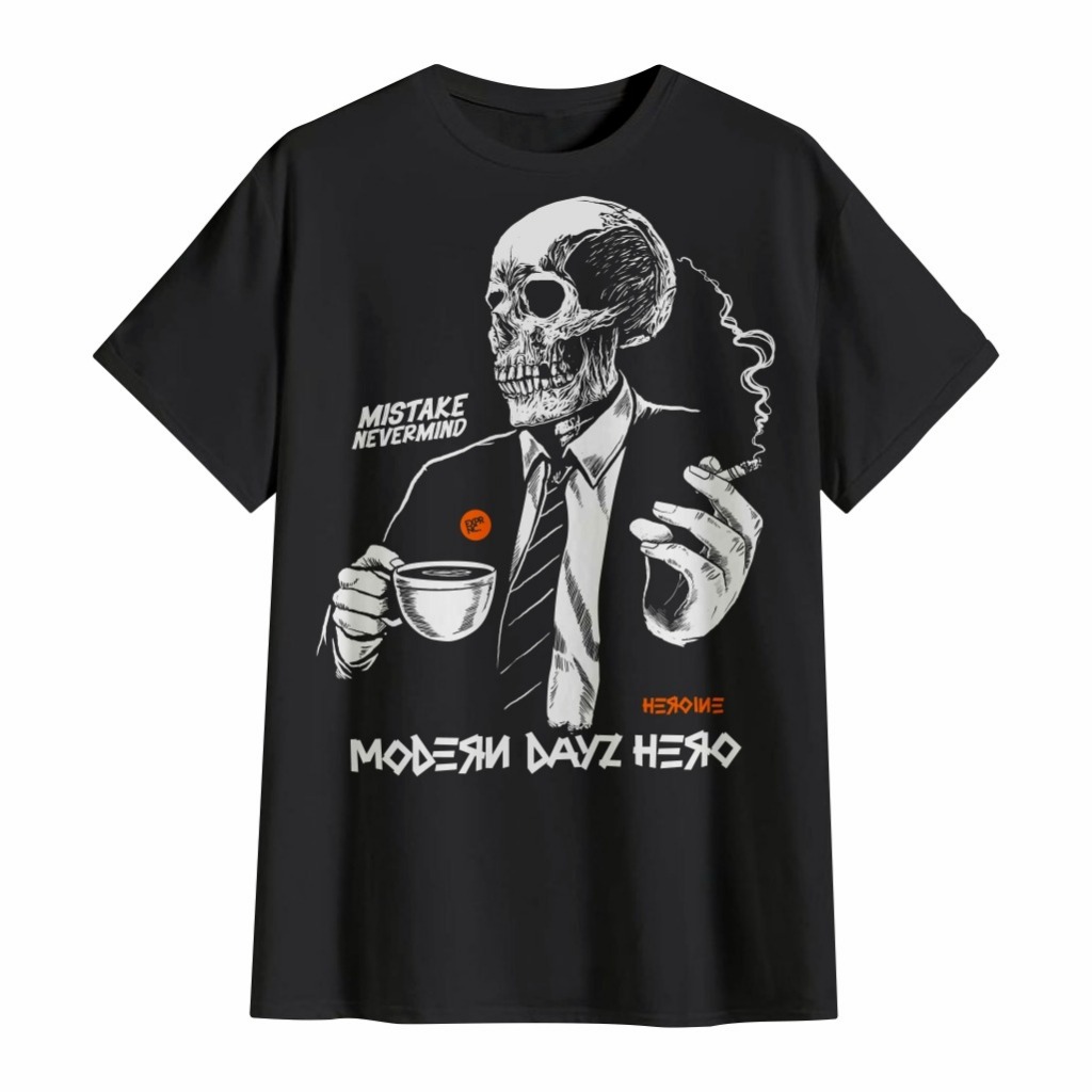 Smother Kaos T-shirt Unisex Black - Heroine Exprnc
