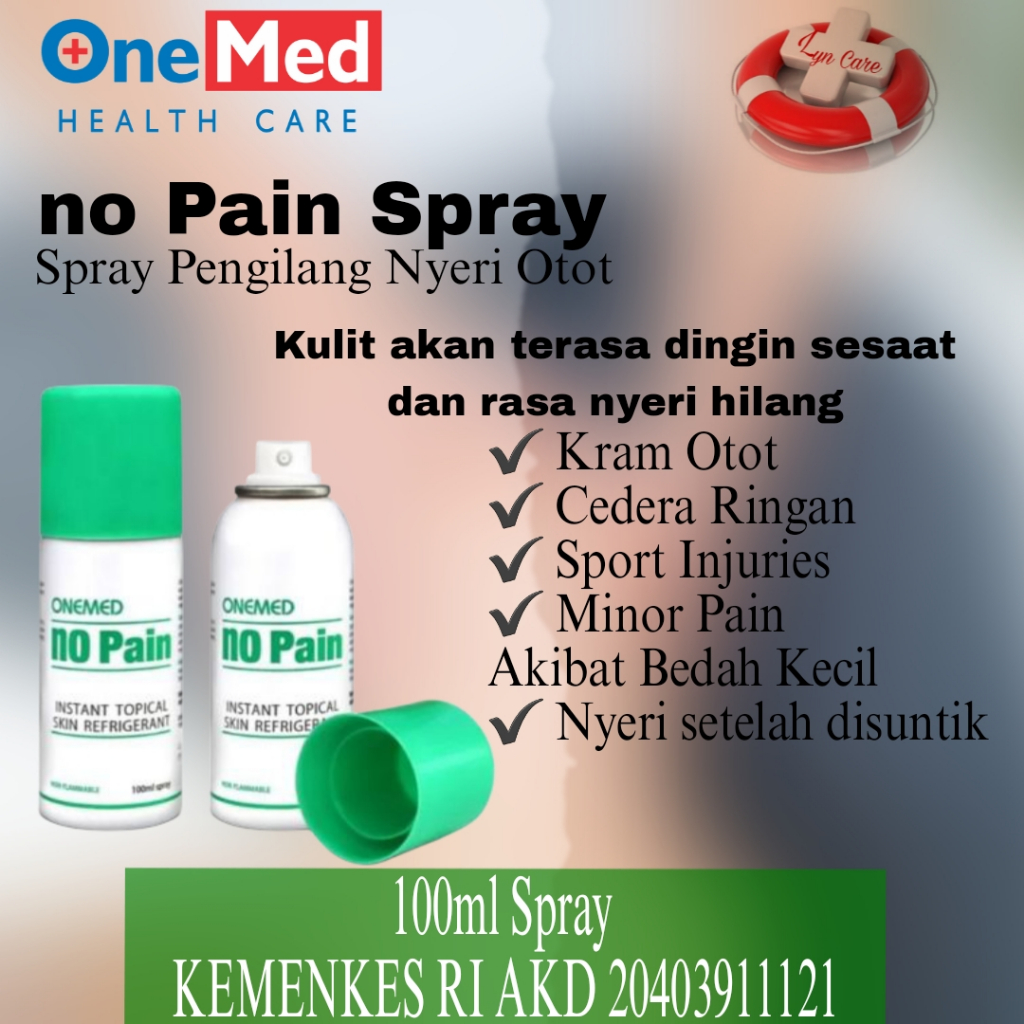 LYNCARE - Onemed No Pain Spray - Anestesi Lokal Efek Dingin