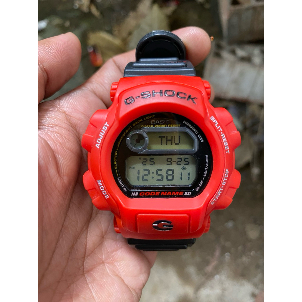 jam tangan gshock dw-8500 codename merah
