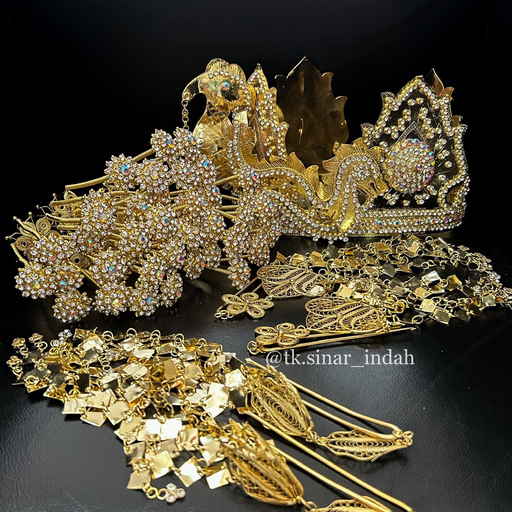 SET Mahkota Jamang/Melayu/Kalimantan