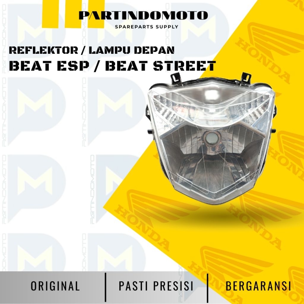 Headlamp Reflektor Lampu Depan Beat Esp Beat Street 2016 - 2019 Original
