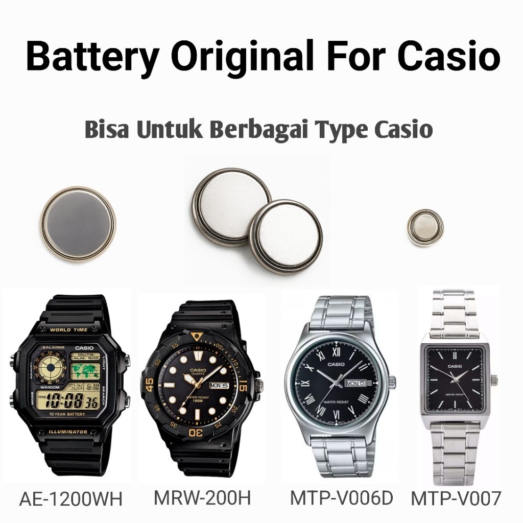 Baterai Original Made In Japan Buat Jam Tangan Casio